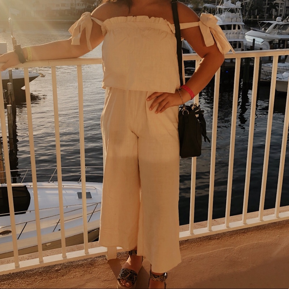 Ivory jumpsuit